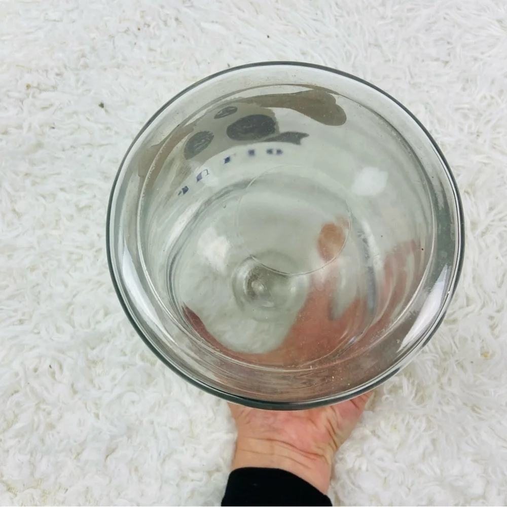 UNBRANDED glass dog Julio treats jar for dogs